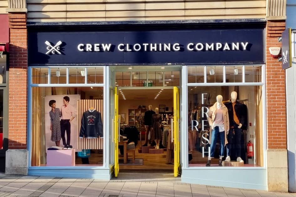UK lifestyle brand Crew Clothing open East Grinstead store