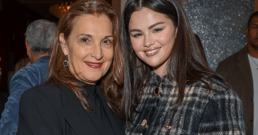 Selena Gomez Embraces Fall Fashion in Vintage Plaid Skirt Suit