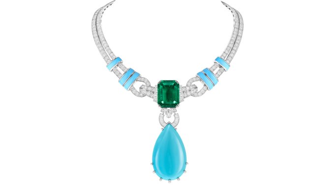 VCAVCARPHIG00T3014V3013B0006JH016287A9a521bjpg | New Top Model Van Cleef Arpels Drops New Treasure Island Themed High Jewelry