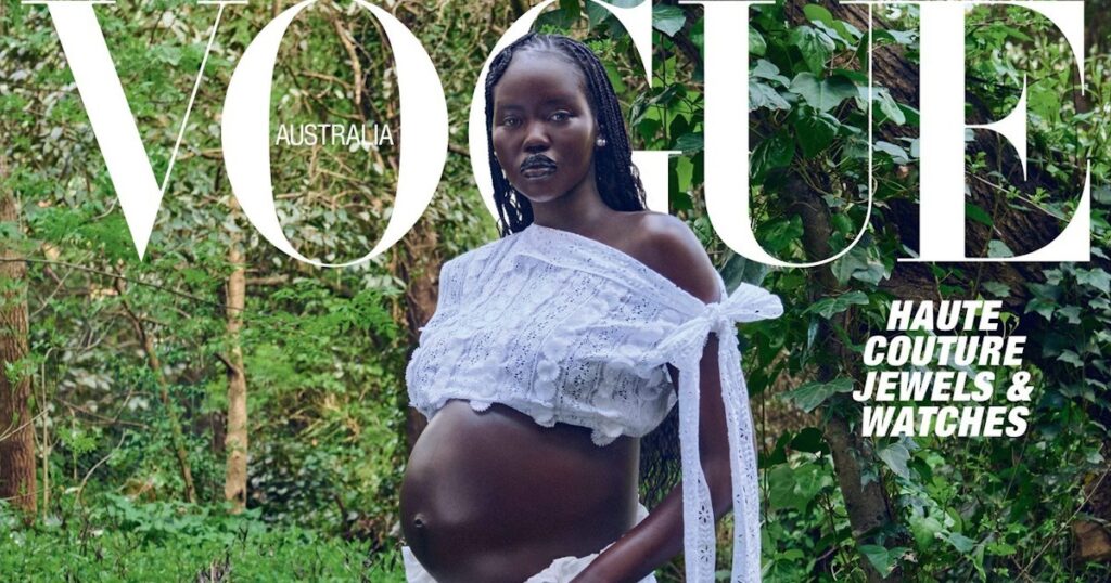 Adut Akech Vogue Australia November 2024