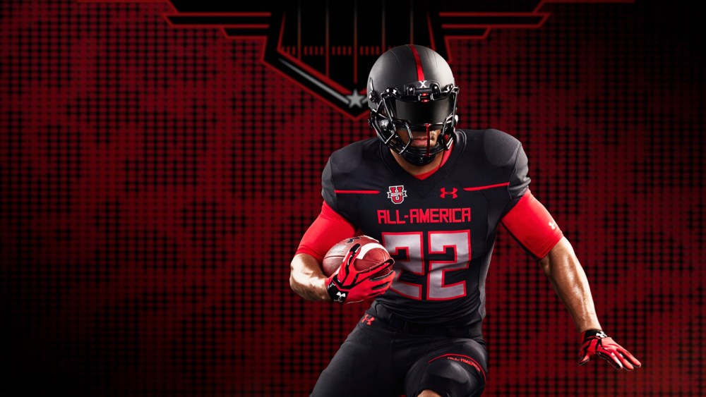 underarmouraafb01jpg | New Top Model Under Armour designed uniforms for the ninth annual Under Armour All America Football Game