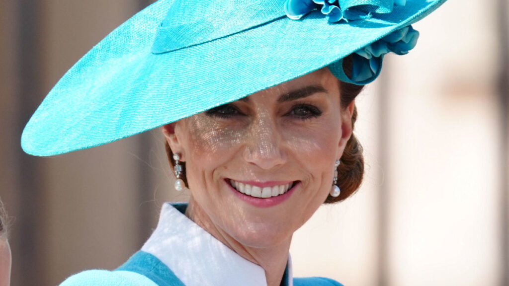 Kate Middleton wows at Trooping the Colour 2025 in edgy blue outfit by Catherine Walker