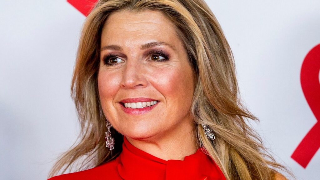 Queen Máxima stuns in an unseen gown but her ruby tiara steals the show