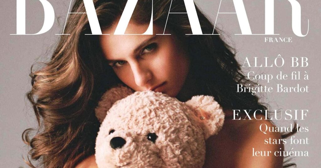 bazaarfrancemay25natassiafeaturedjpg | New Top Model Nastassia Legrand Harpers Bazaar France May 2025