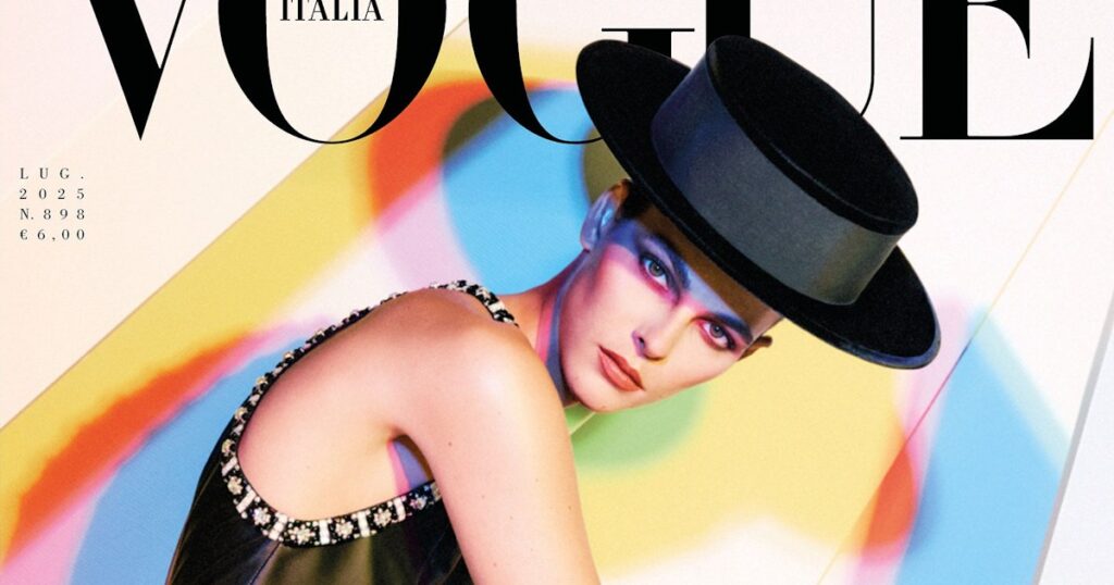 Vittoria Ceretti Vogue Italia July 2025
