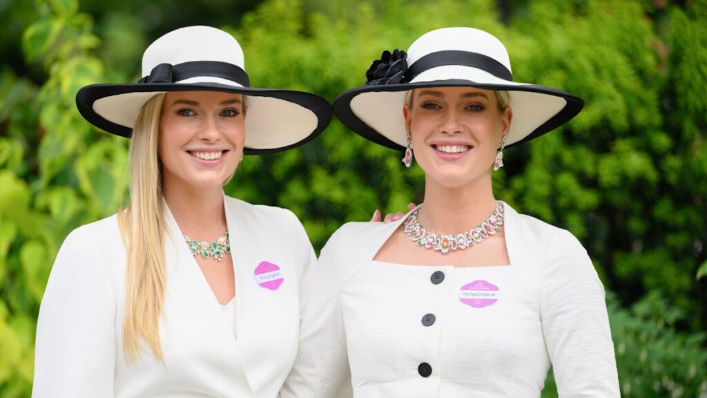 Princess Dianas nieces Lady Eliza and Amelia Spencers heatwave busting Wimbledon hack