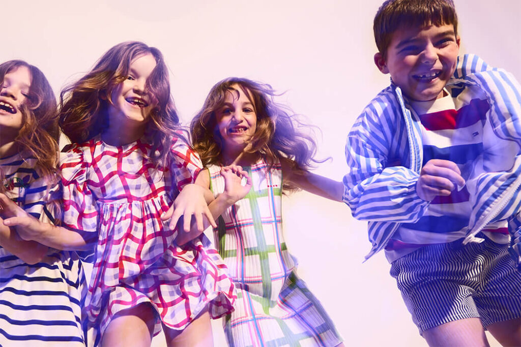 STRIPE OUT LOUD KIDS FASHION EDITORIAL