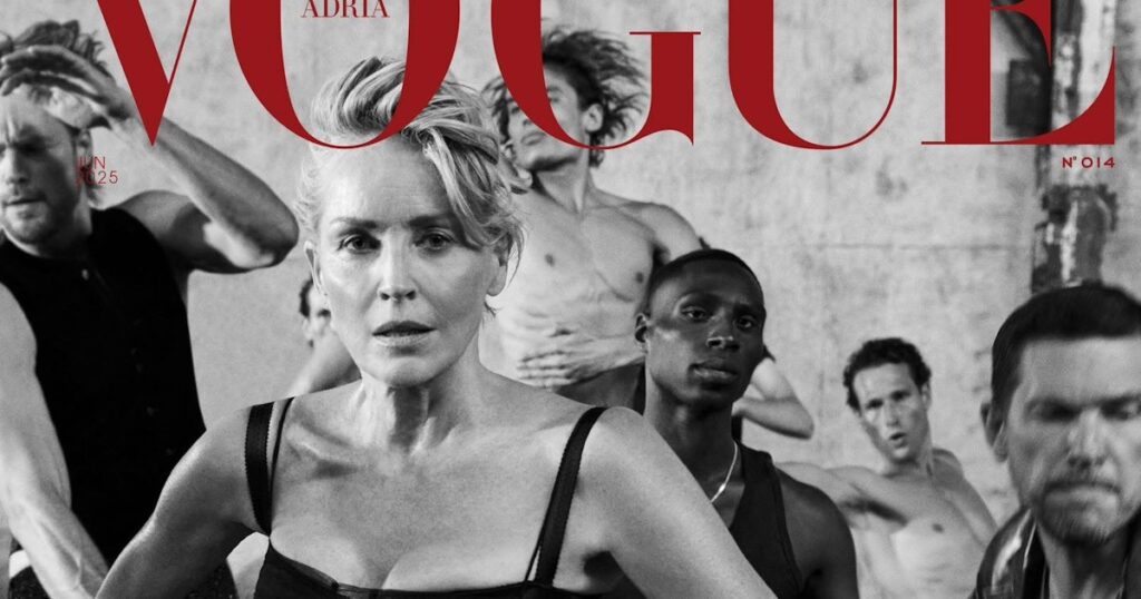 Sharon Stone Vogue Adria June 2025
