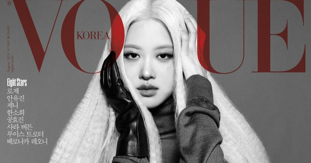Rosé Vogue Korea August 2025
