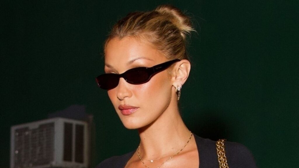 Bella Hadids Hyper Femme Evening Look Proves the Bodycon Look Is So Back