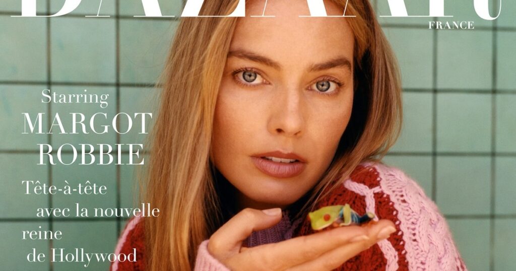 bazaarfranceaug25margotfeaturedjpg | New Top Model Margot Robbie Harpers Bazaar France August 2025