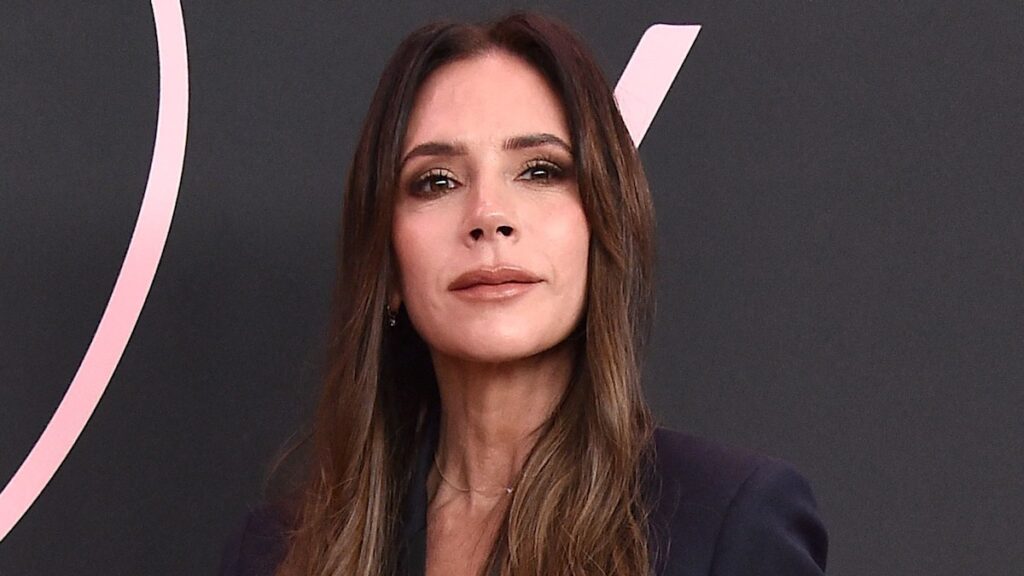 Victoria Beckhams legs go for days in sheer birthday dress