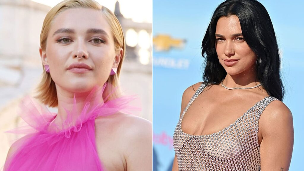 Naked dress trend British A Listers including Dua Lipa baring all on the red carpet