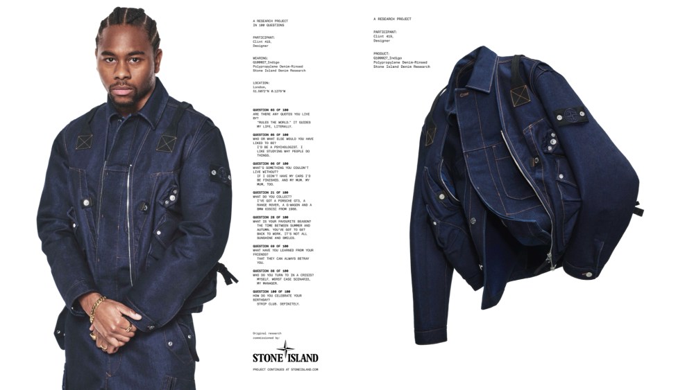 TheStoneIslandDenimResearchcollectionsadcampaignfrontedbyClint419001jpeg | New Top Model The Stone Island Denim Research collections ad campaign fronted by Clint 419