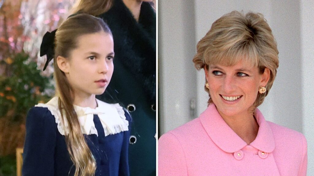 Princess Charlottes tribute to granny Princess Diana at Christmas carol concert that went undetected