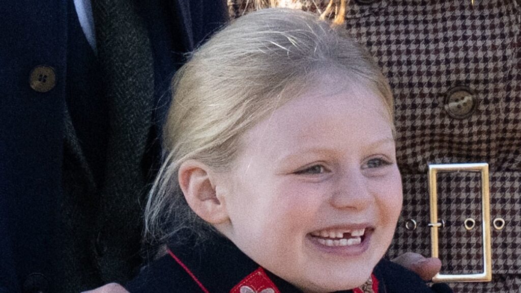 Lena Tindall 7 borrows cutest military coat from royal cousin