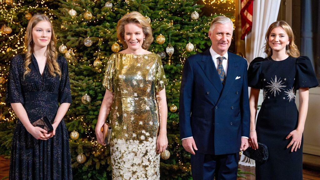 Princess Elisabeth steals the show in Rebecca Vallance midi dress at family event photos