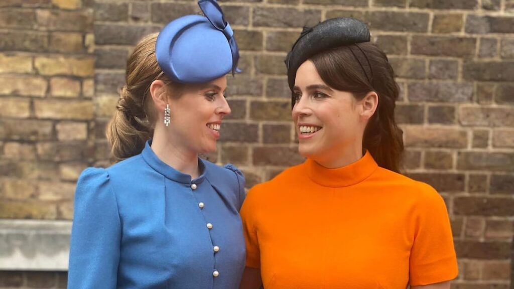 Princess Beatrice and Eugenie are stylish Sloane Rangers in a Canada Goose coat and chic wellies