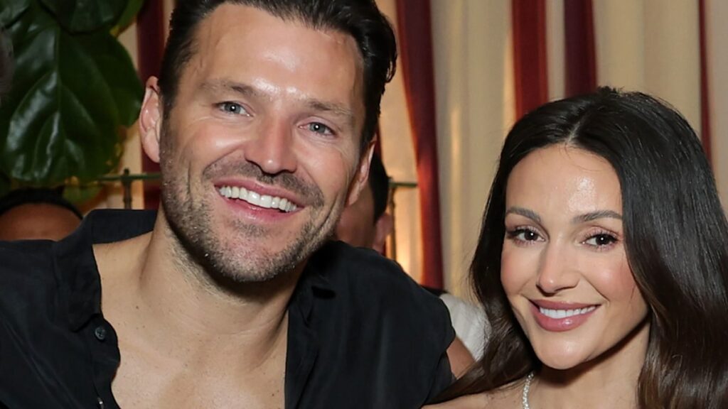Michelle Keegans baby Palma looks cute as a button with first ponytail