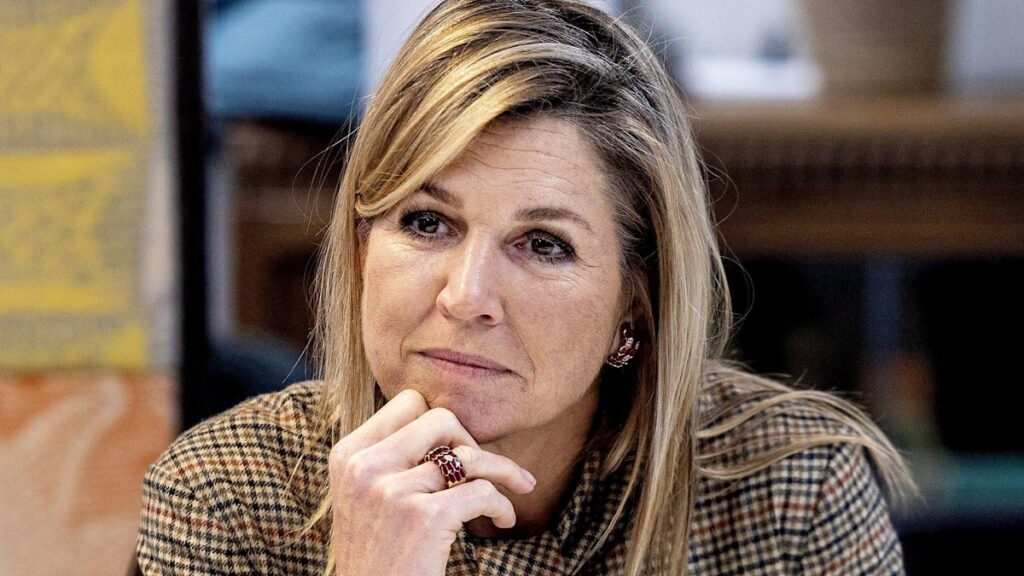 Queen Maxima schools us in formal style in your 50s with form fitting grandma dress