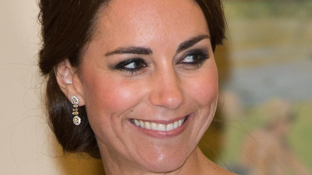 Kate Middletons laser cut midi dress is her most daring take on bridal white