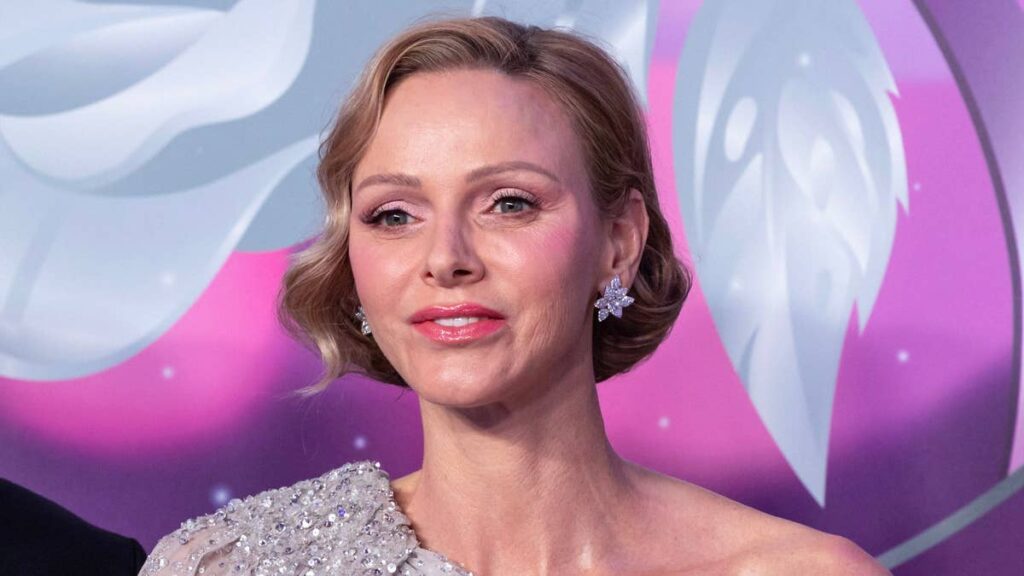 Princess Charlene turns heads in shoulder baring gown at Monaco Rose Ball and striking hair