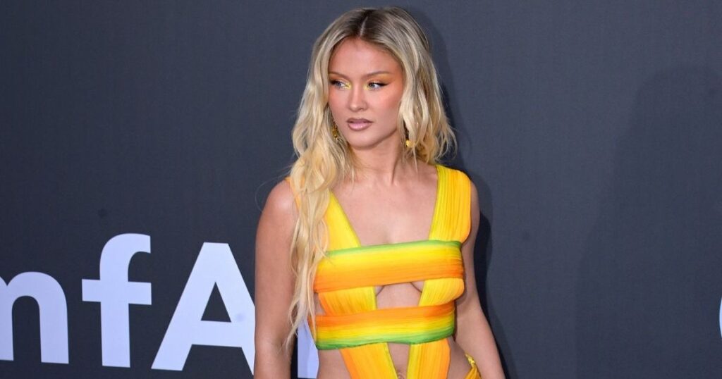 GettyImages2277652909jpg | New Top Model Zara Larssons Cannes Gown Has One Too Many Cutouts for amfAR Gala