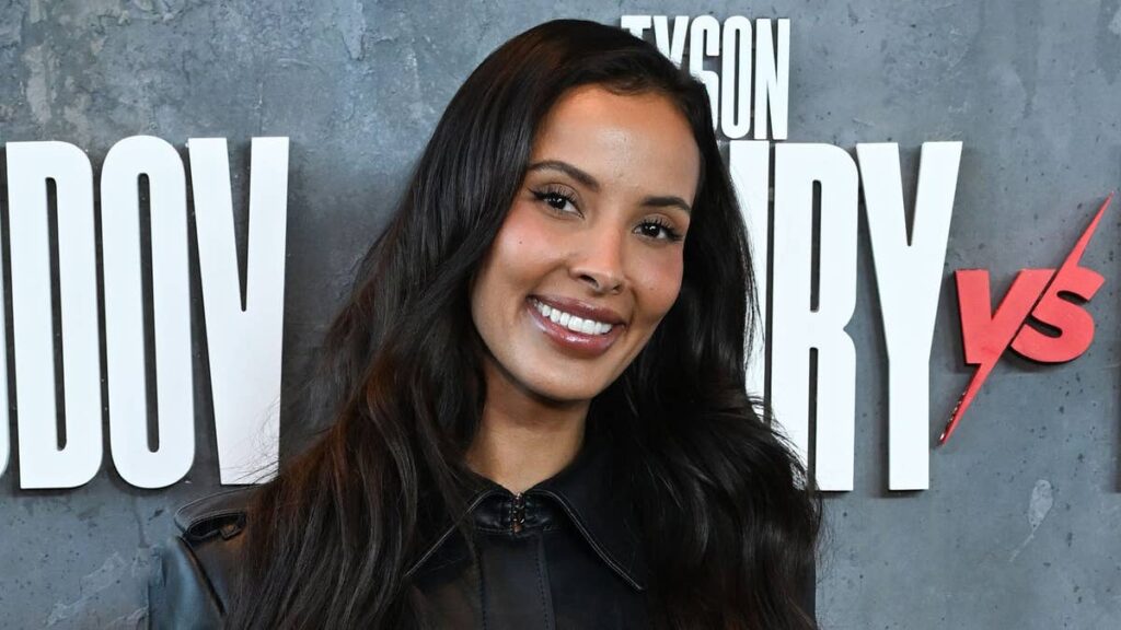 a0b7b5659272mayajamafightnightjpg | New Top Model Maya Jama sizzles in micro bikini as fans declare shes broken the internet
