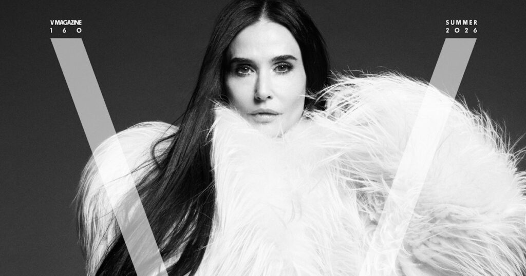 Demi Moore Stages a Spectacular Return to the Cover of V Magazine for Summer 2026