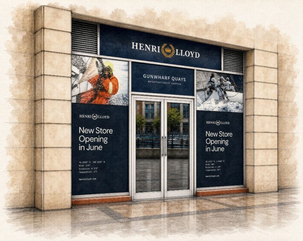 GunwharfQuaysjpg | New Top Model Henri Lloyd Opens New Store | Mens Fashion Magazine