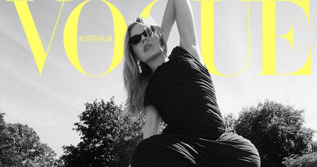 vogueaustraliasept26kyliefeaturedjpg | New Top Model Kylie Minogue Brings a Breath of Fresh Air to Vogue Australias September Cover