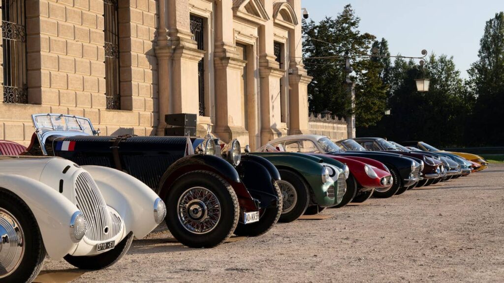 Inside Louis Vuittons glamorous vintage car journey through the Italian Dolomite