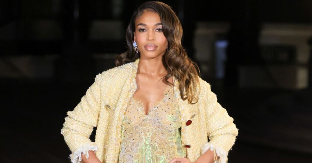 Lori Harvey Throws on Chanel Jacket Over Completely See Through Dress