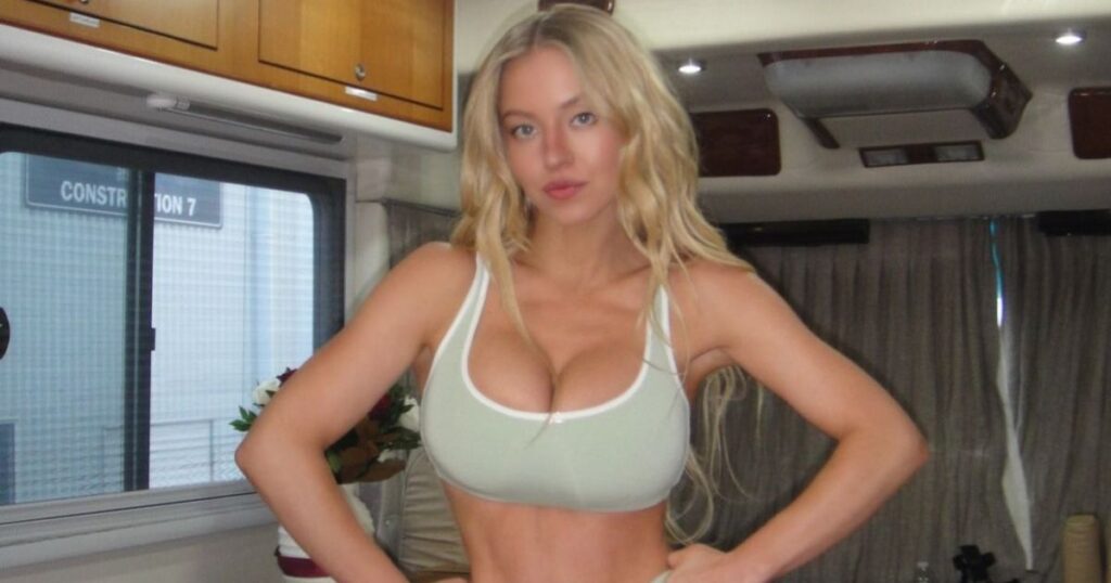 Sydney Sweeneys Cheeky SYRN Micro Shorts Ride Ridiculously High