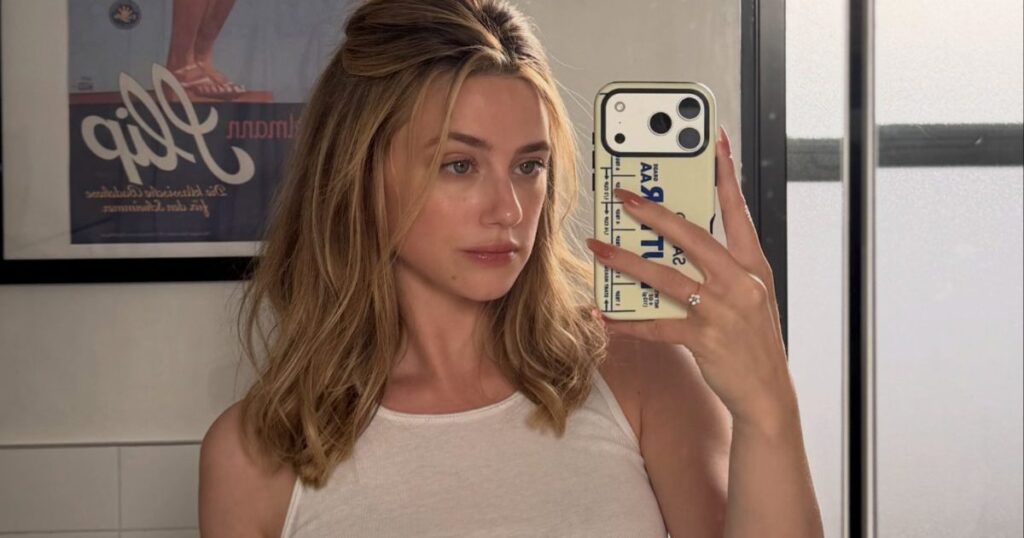 Lili Reinharts Plunging Fendi Dress Goes Fully See Through for Glamour